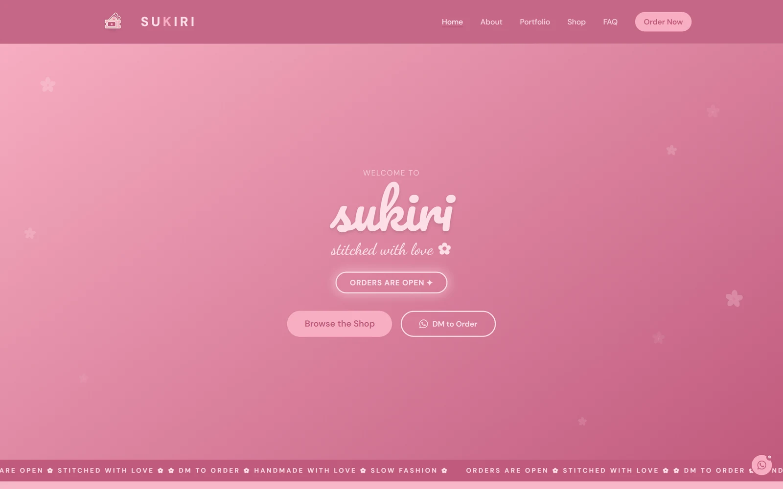 Sukiri crochet shop storefront